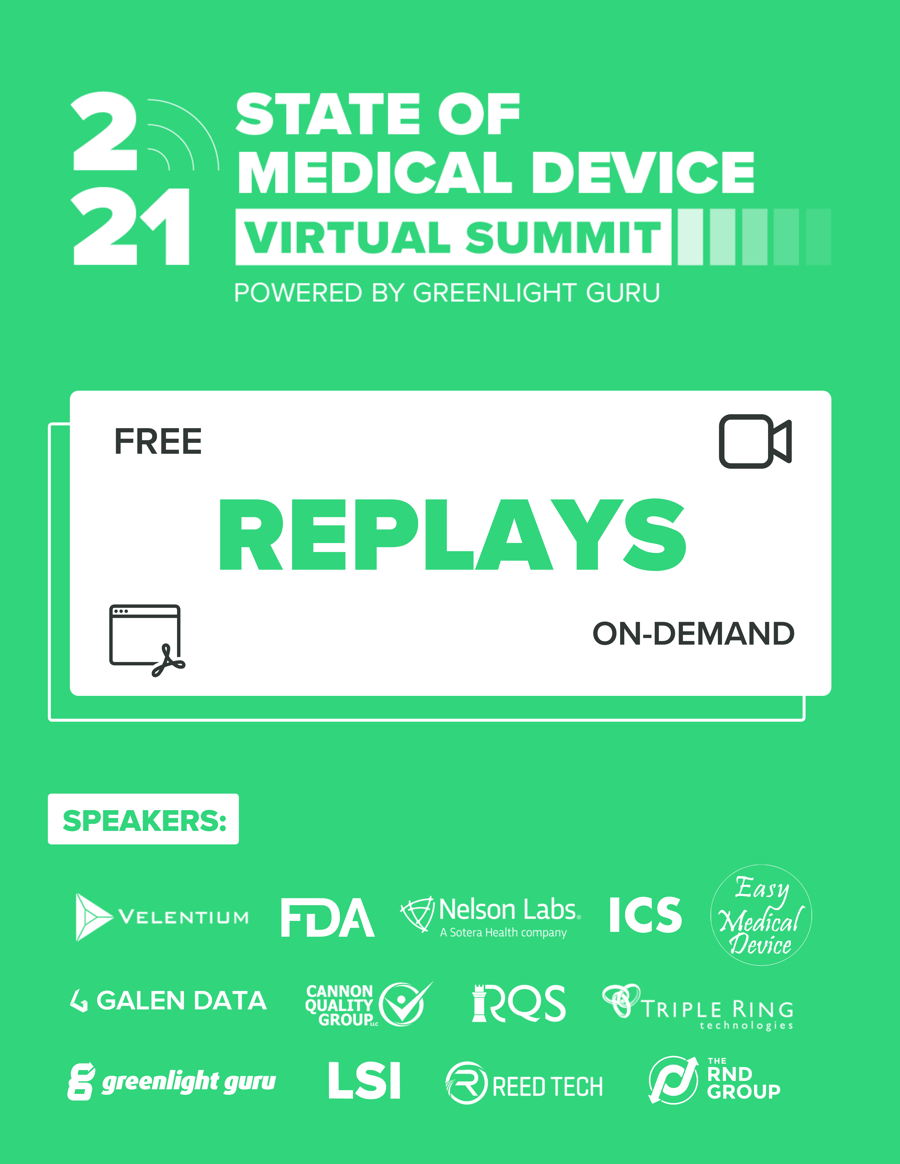 Free replay package 2021 Medical Device Virtual Summit Free Download